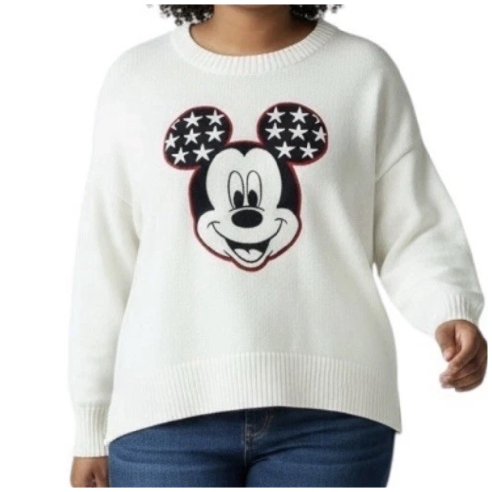 Old Navy Disney Mickey Mouse Sweater Medium 100% Cotton NWT